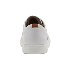 Men Rockport Colle Lace-to-Toe Sneaker White Leather