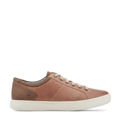 Men Rockport Colle Lace-to-Toe Sneaker Tan Leather