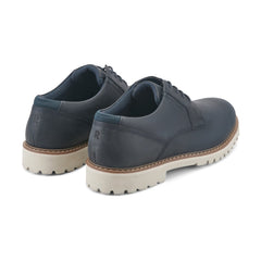 Men Rockport Maverick Plain Toe Oxford New Dress Blues Leather