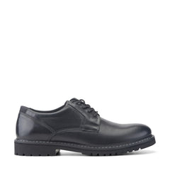 Men Rockport Maverick Plain Toe Oxford Black Leather