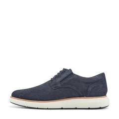 Men Rockport Total Motion Cadman Casual Lace-up Oxford Sneakers Dark Blue Suede