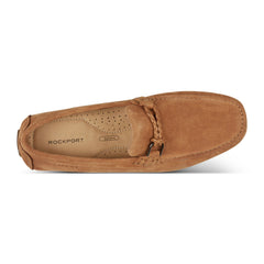 Men Rockport Roland Loafers Medium Natural Suede