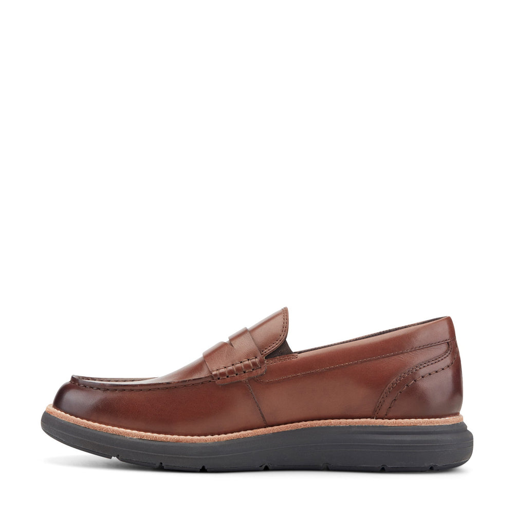Men Rockport Total Motion Cadwyn Loafers Medium Natural Leather