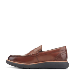 Men Rockport Total Motion Cadwyn Loafers Medium Natural Leather
