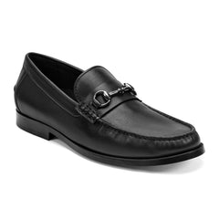 Men Rockport Whit Classic Bit Loafers Black Matte Leather