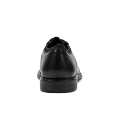 Men Rockport Keelan Dress Plain Toe Lace-up Oxfords Black Leather