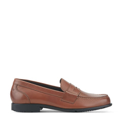 Men Rockport Classic Penny Loafers Cognac Leather