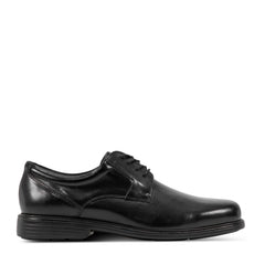 Men Rockport Charles Road Plain Toe Oxford Black Leather
