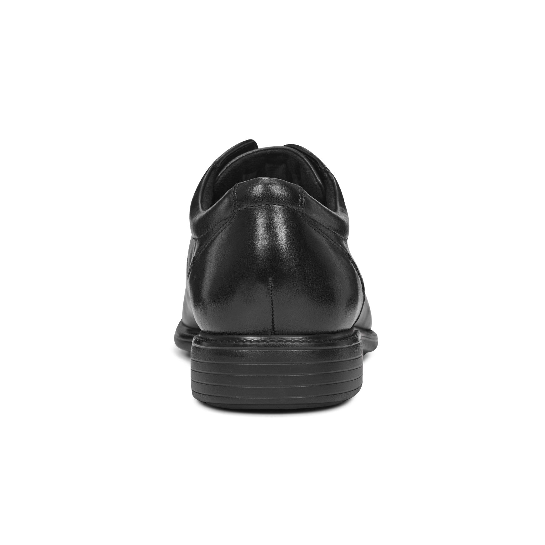 Men Rockport Charles Road Plain Toe Oxford Black Leather