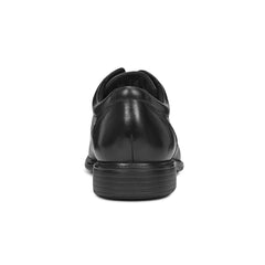 Men Rockport Charles Road Plain Toe Oxford Black Leather