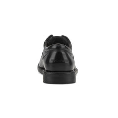 Men Rockport Style Leader 2 Plain Toe Oxford Black Leather
