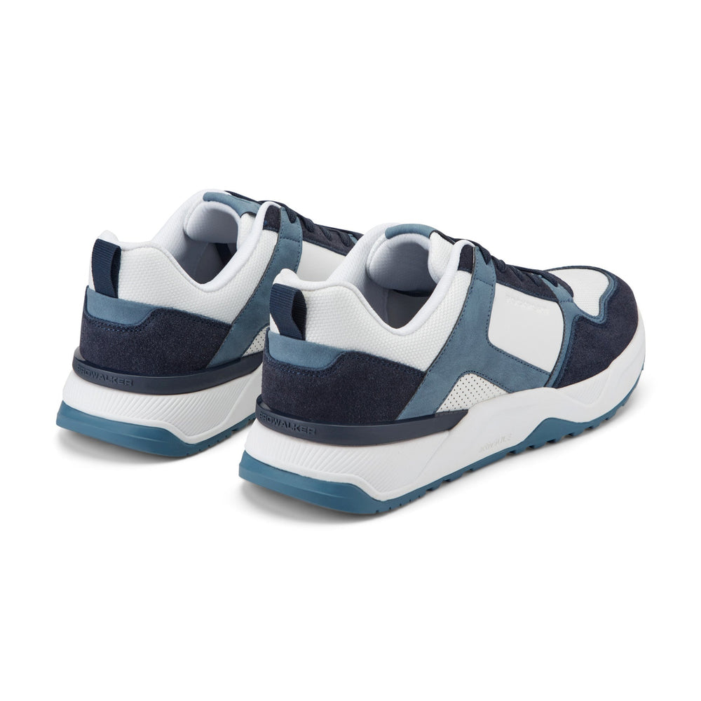 Men Rockport ProWalker Norris Casual Sneakers Blue Multi Suede