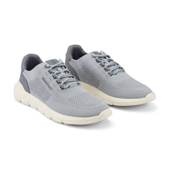 Men Rockport Jaimson Lace-up Casual Sneakers Light Gray
