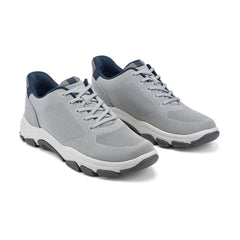 Men Rockport Rafferty Step Activated Lace-up Casual Sneakers Medium Gray
