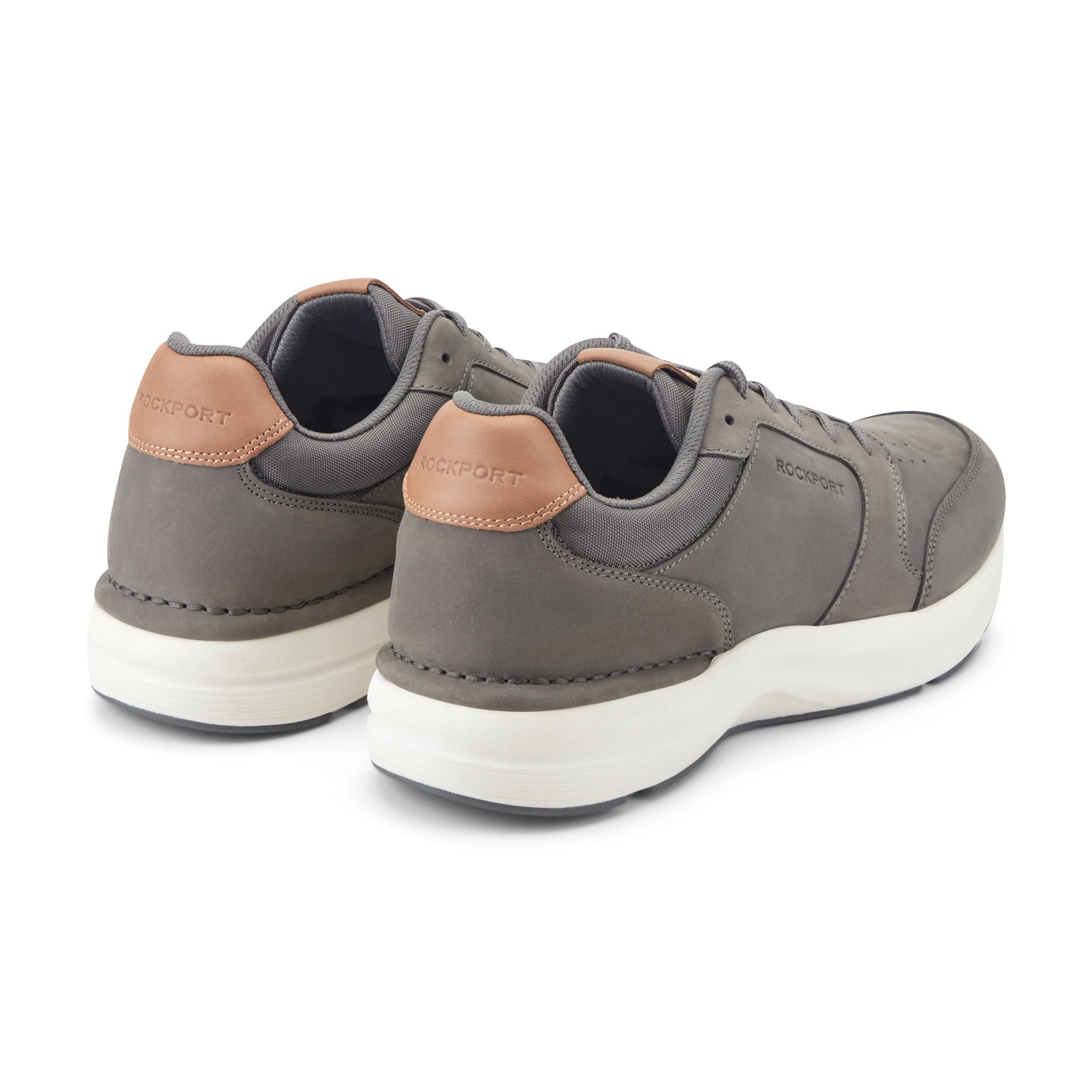 Men Rockport ProWalker Tour Lace-up Casual Sneakers Dark Gray