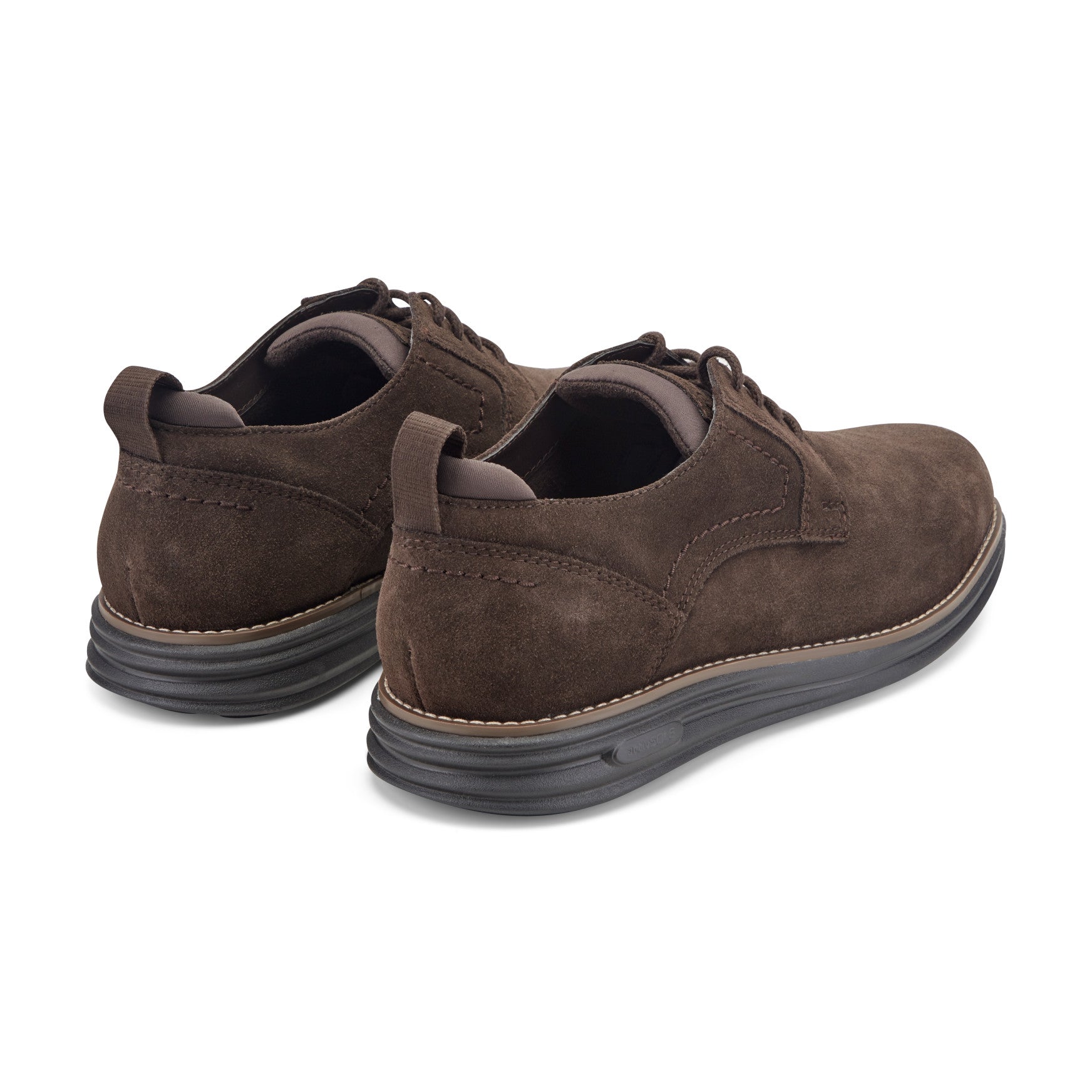 Men Rockport Canton Casual Lace-up Oxford Dark Brown Suede