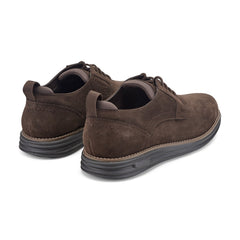 Men Rockport Canton Casual Lace-up Oxford Dark Brown Suede
