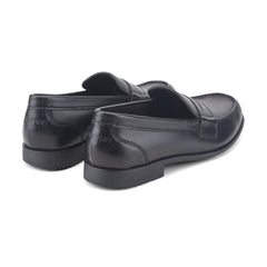 Men Rockport Classic Penny Loafers Black Leather
