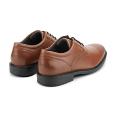 Men Rockport Style Leader 2 Plain Toe Oxford British Tan Leather