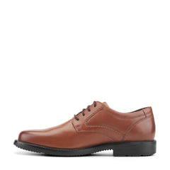 Men Rockport Style Leader 2 Plain Toe Oxford British Tan Leather