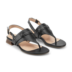 Women Rockport Ofera Slingback Sandals Black Leather