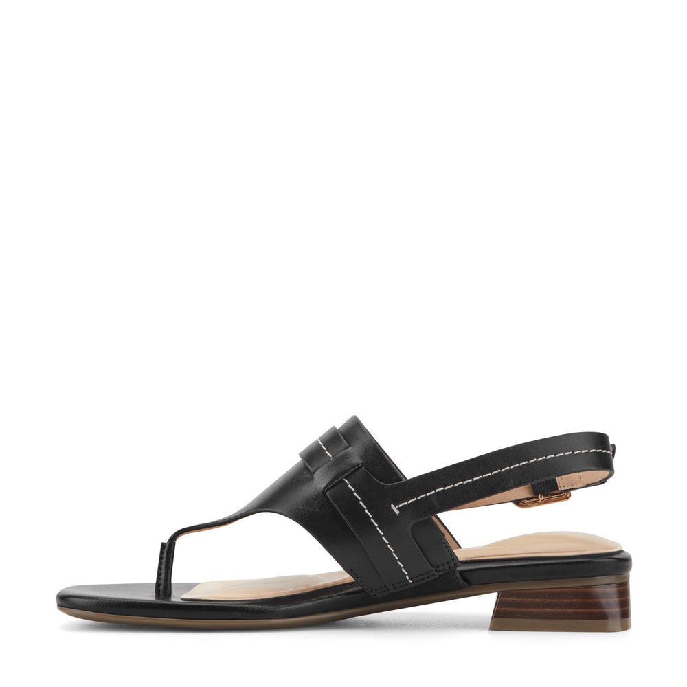 Women Rockport Ofera Slingback Sandals Black Leather