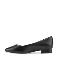 Women Rockport Tessa Total Motion Pointy Toe Dress Flats Black Leather