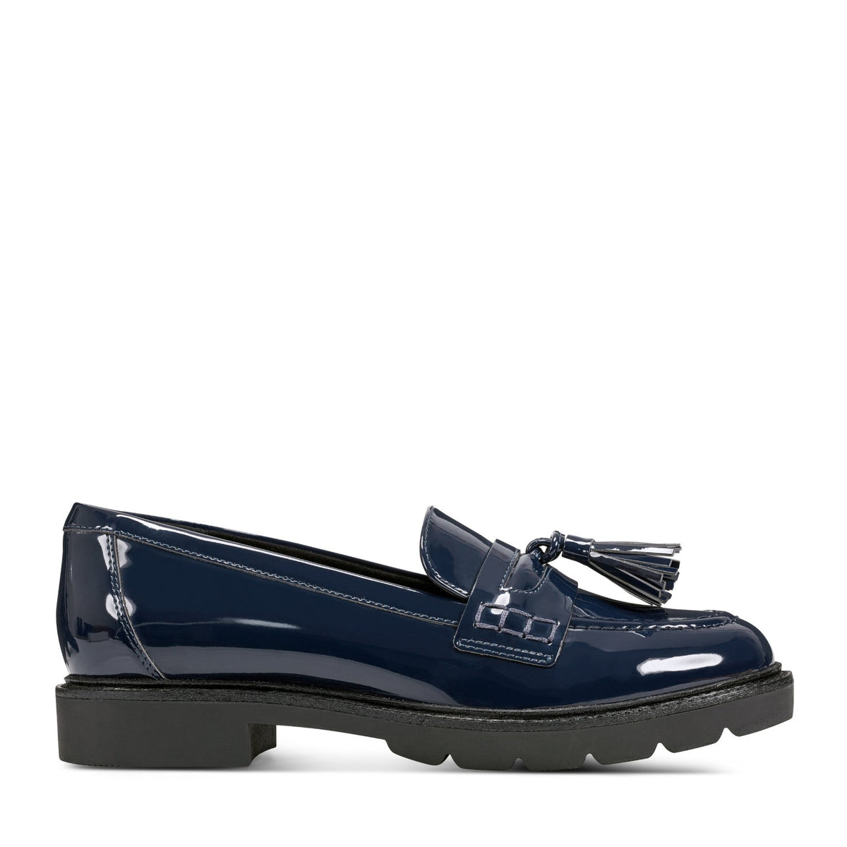 Women Rockport Kiara Tassel Loafers Dark Blue