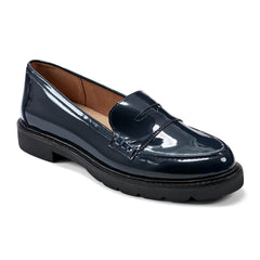 Women Rockport Kacey Penny Loafer Navy Patent