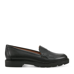 Women Rockport Kacey Penny Loafer Black Leather