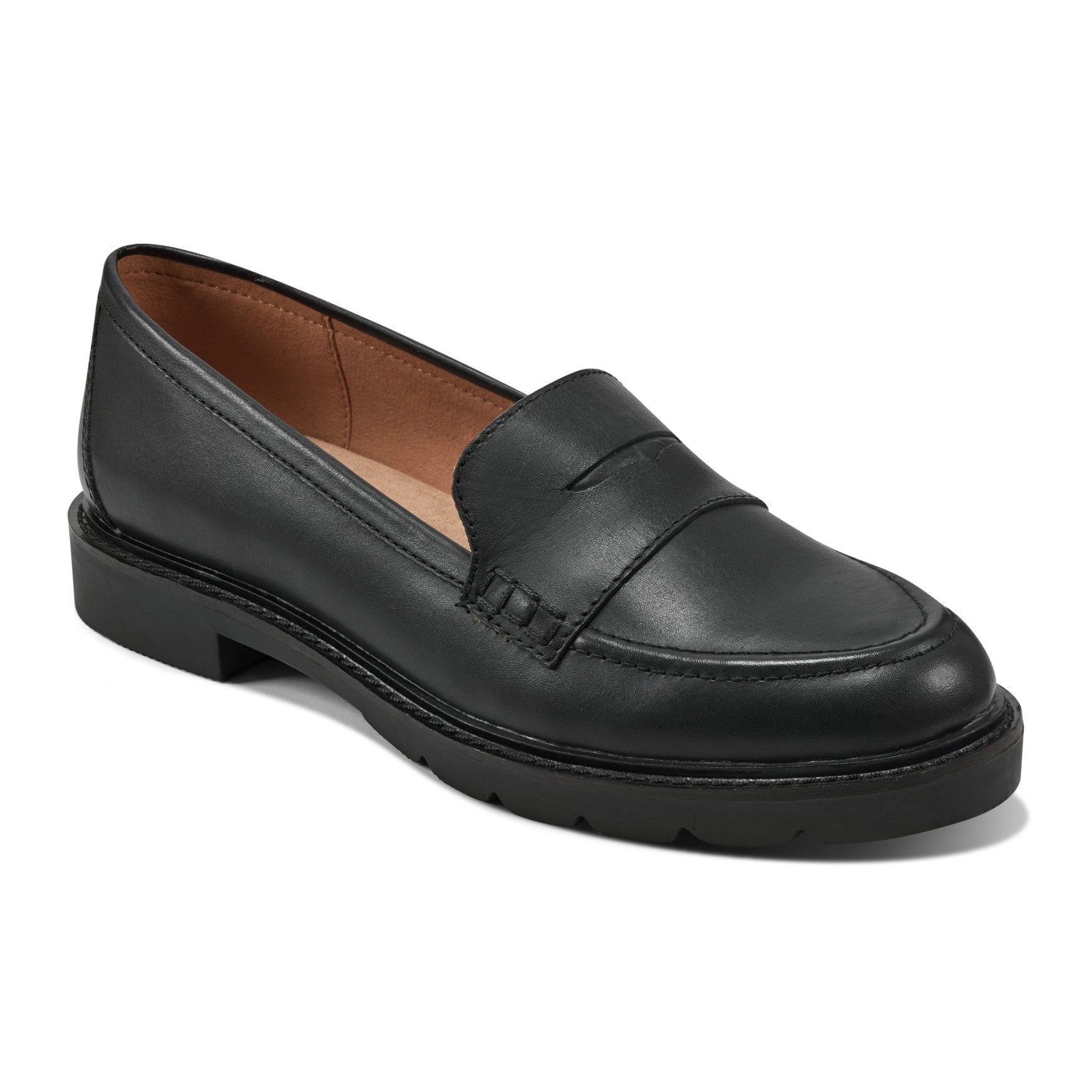 Women Rockport Kacey Penny Loafer Black Leather