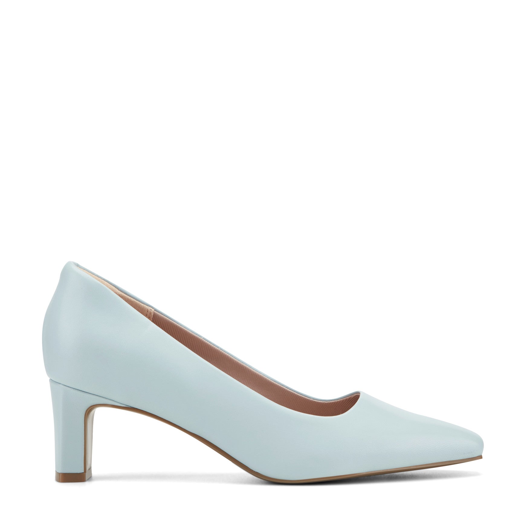 Women Rockport Total Motion Merida Classic Dress Pumps Light Blue Leather