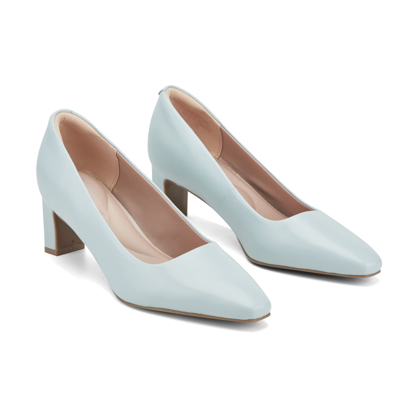 Women Rockport Total Motion Merida Classic Dress Pumps Light Blue Leather