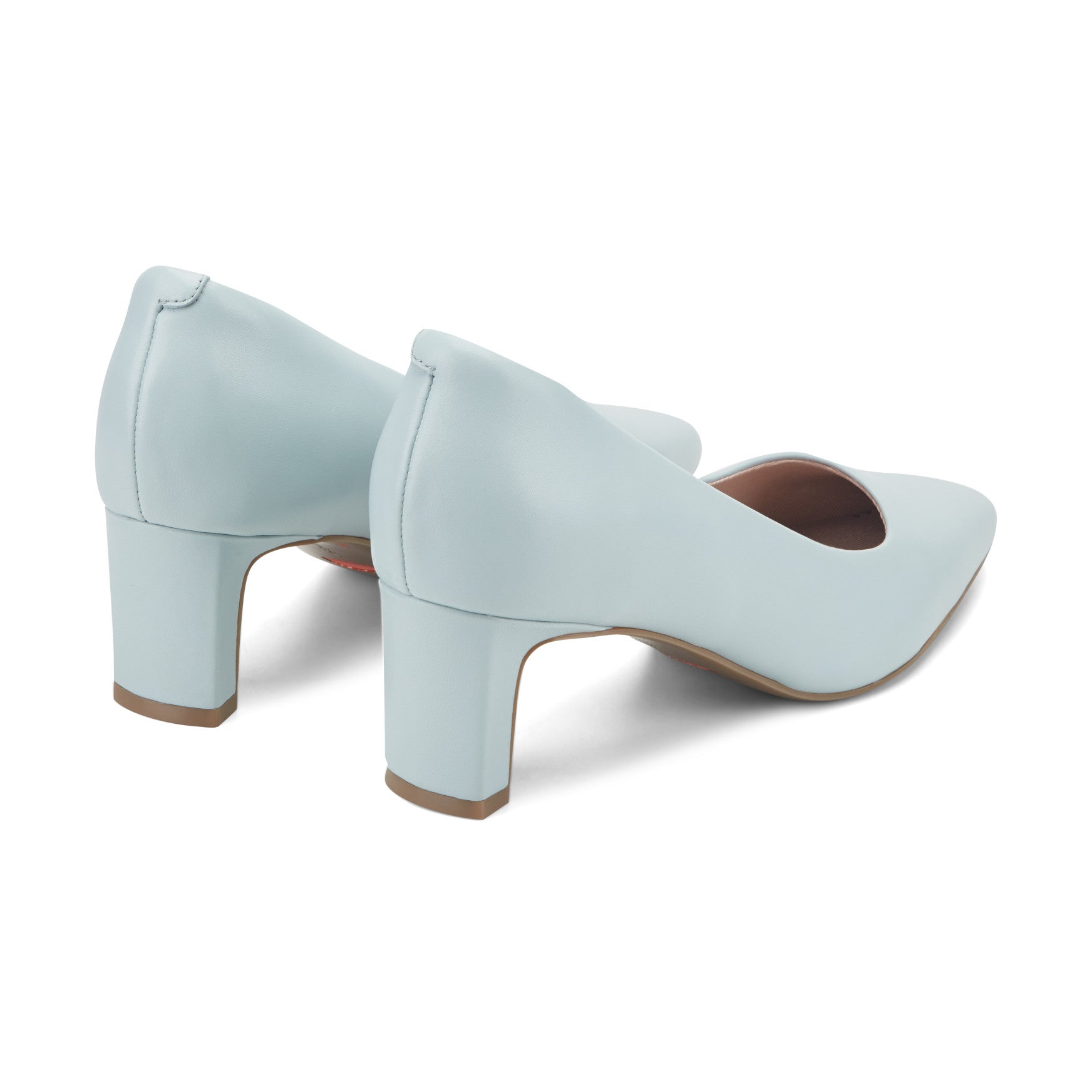 Women Rockport Total Motion Merida Classic Dress Pumps Light Blue Leather