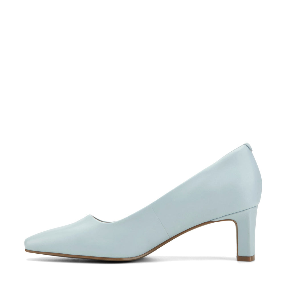 Women Rockport Total Motion Merida Classic Dress Pumps Light Blue Leather