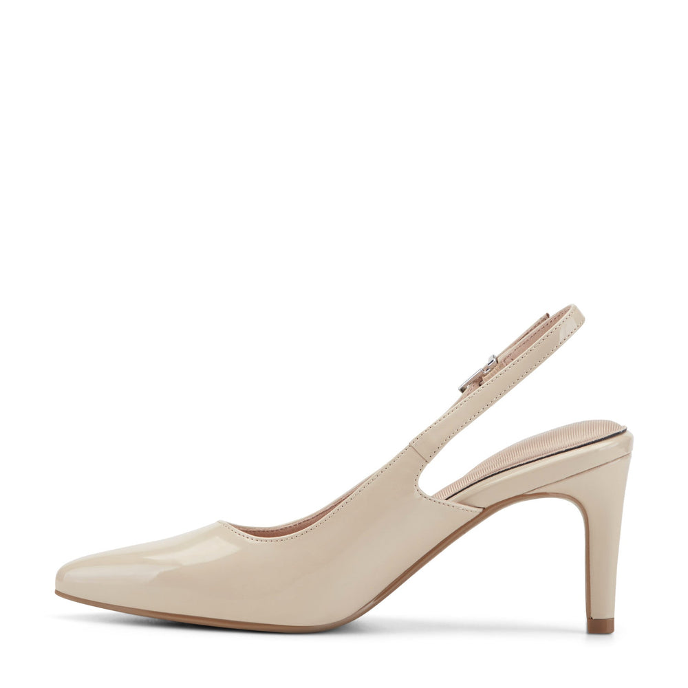 Women Rockport Jolie Total Motion Dress Pumps Light Natural Patent