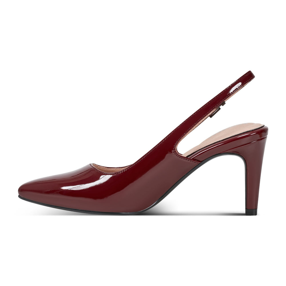 Women Rockport Jolie Total Motion Dress Pumps Dark Red