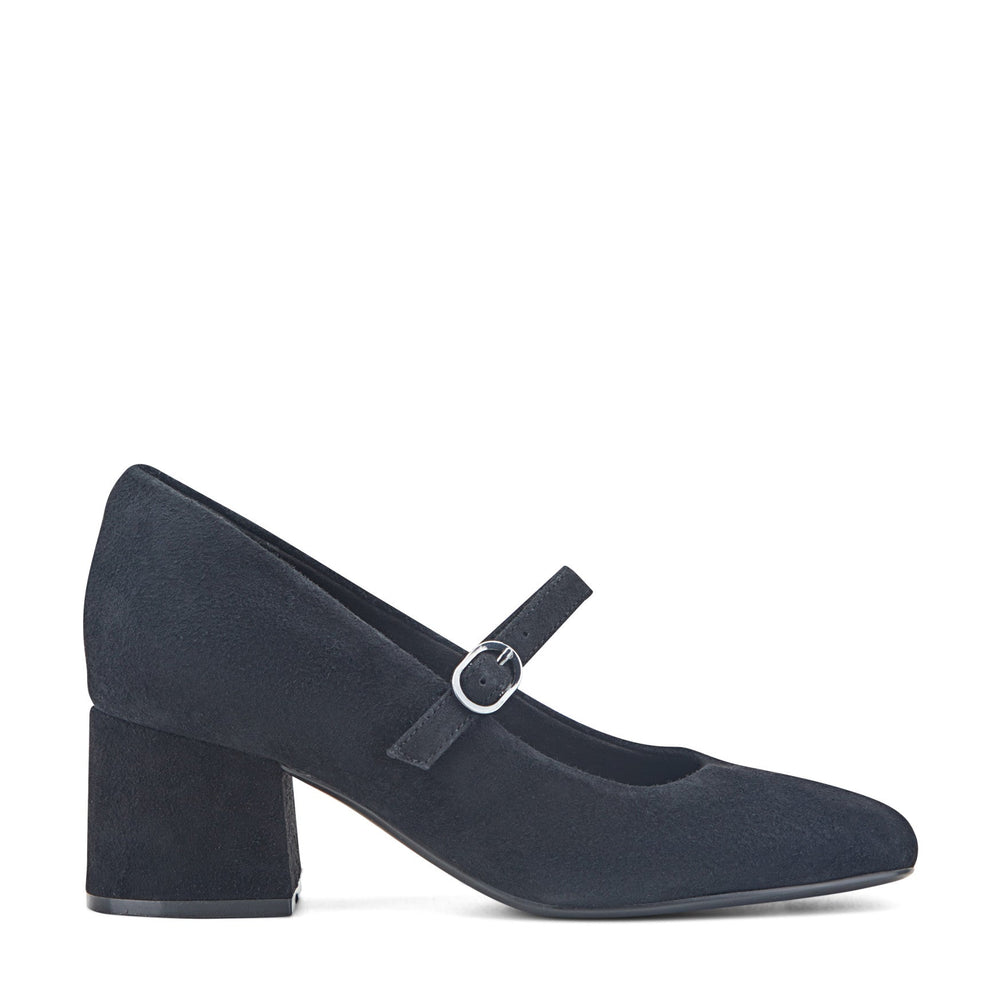 Women Rockport Xena Block Heel Mary Jane Pumps Black