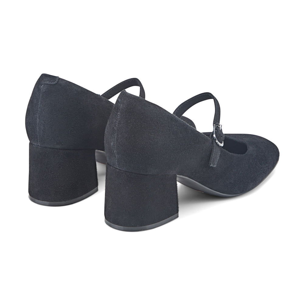 Women Rockport Xena Block Heel Mary Jane Pumps Black