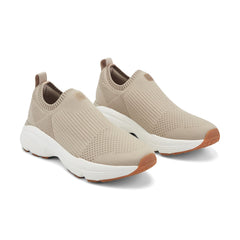 Women Rockport Demi Slip-on Casual Sneakers Light Natural