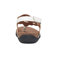 Women Rockport Ridge Slingback Sandal White Leather