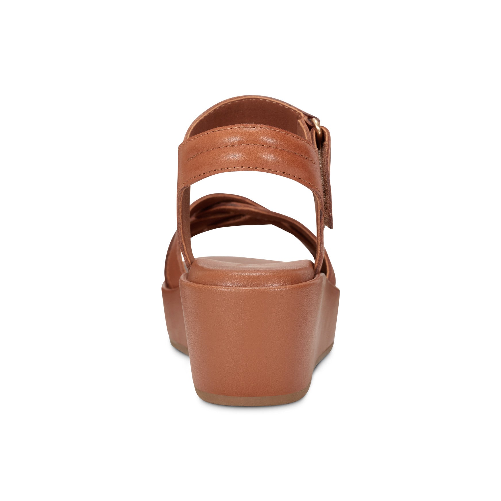 Women Rockport Amira Strappy Open Toe Casual Wedge Sandals Medium Natural