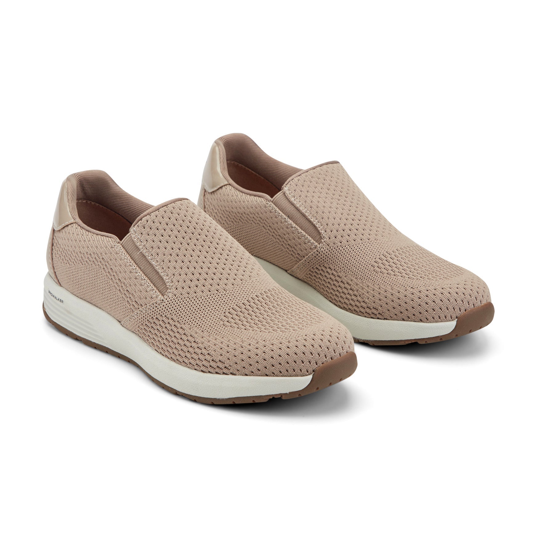 Women Rockport ProWalker Titan Casual Slip on Sneakers Taupe