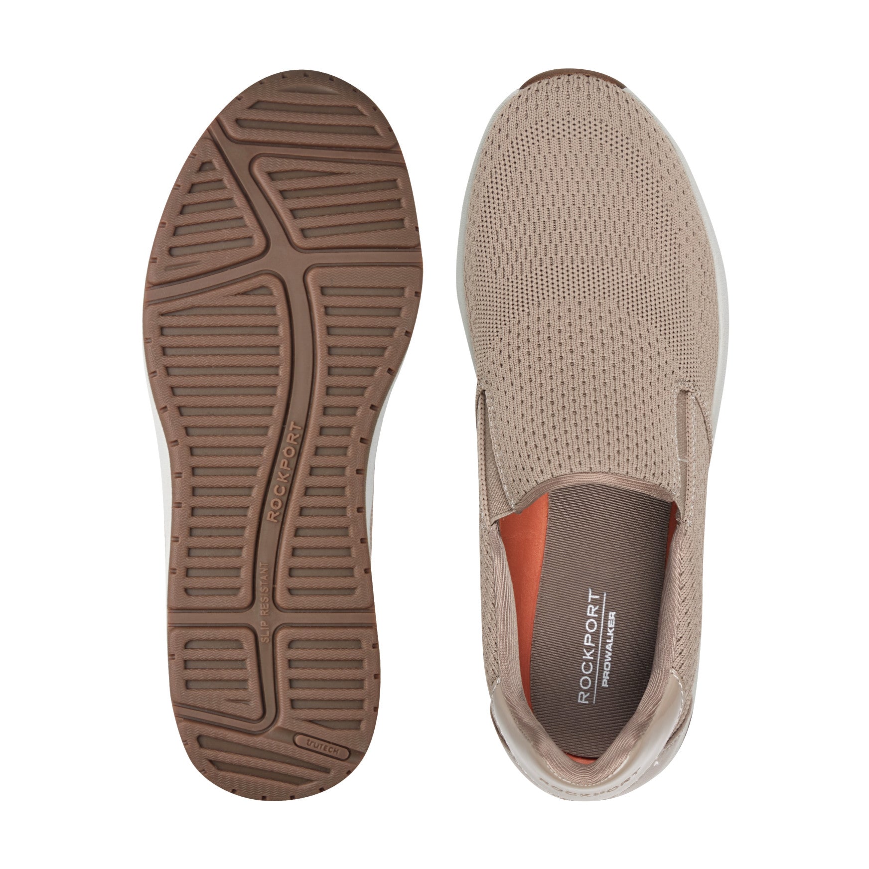 Women Rockport ProWalker Titan Casual Slip on Sneakers Taupe