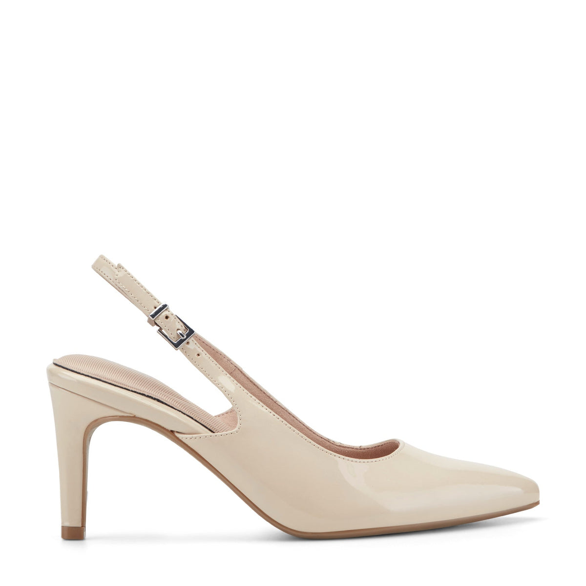 Women Rockport Jolie Total Motion Dress Pumps Light Natural Patent