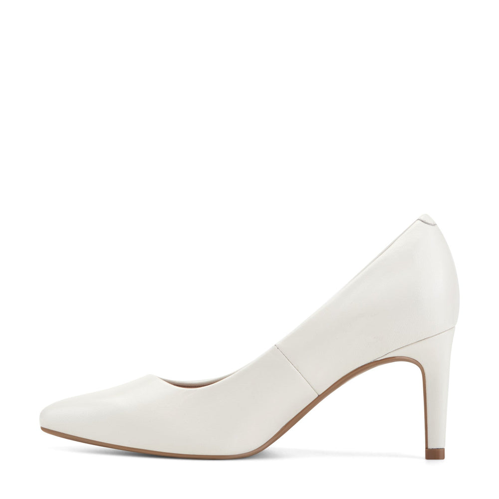 Women Rockport Juliet Total Motion Dress Pumps Ivory Leather