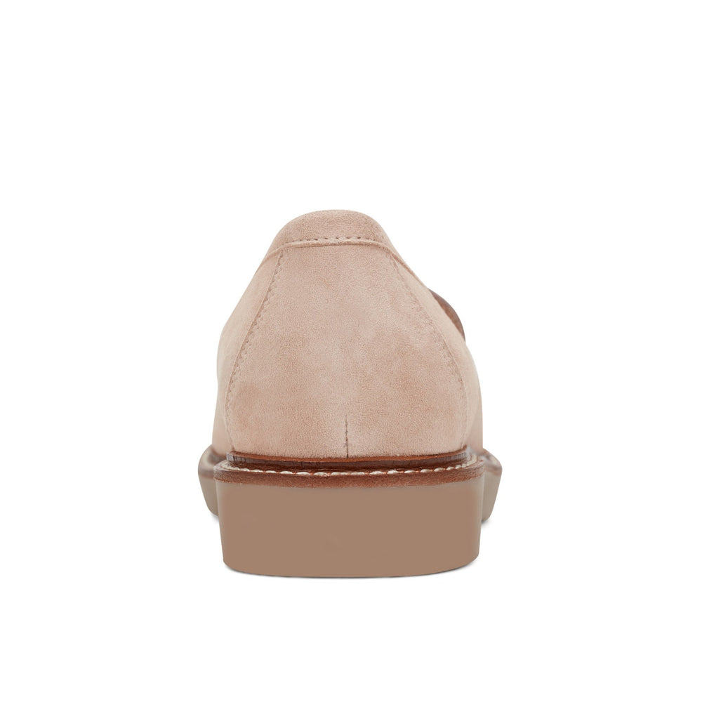 Women Rockport Kacey Penny Loafer Light Natural Suede