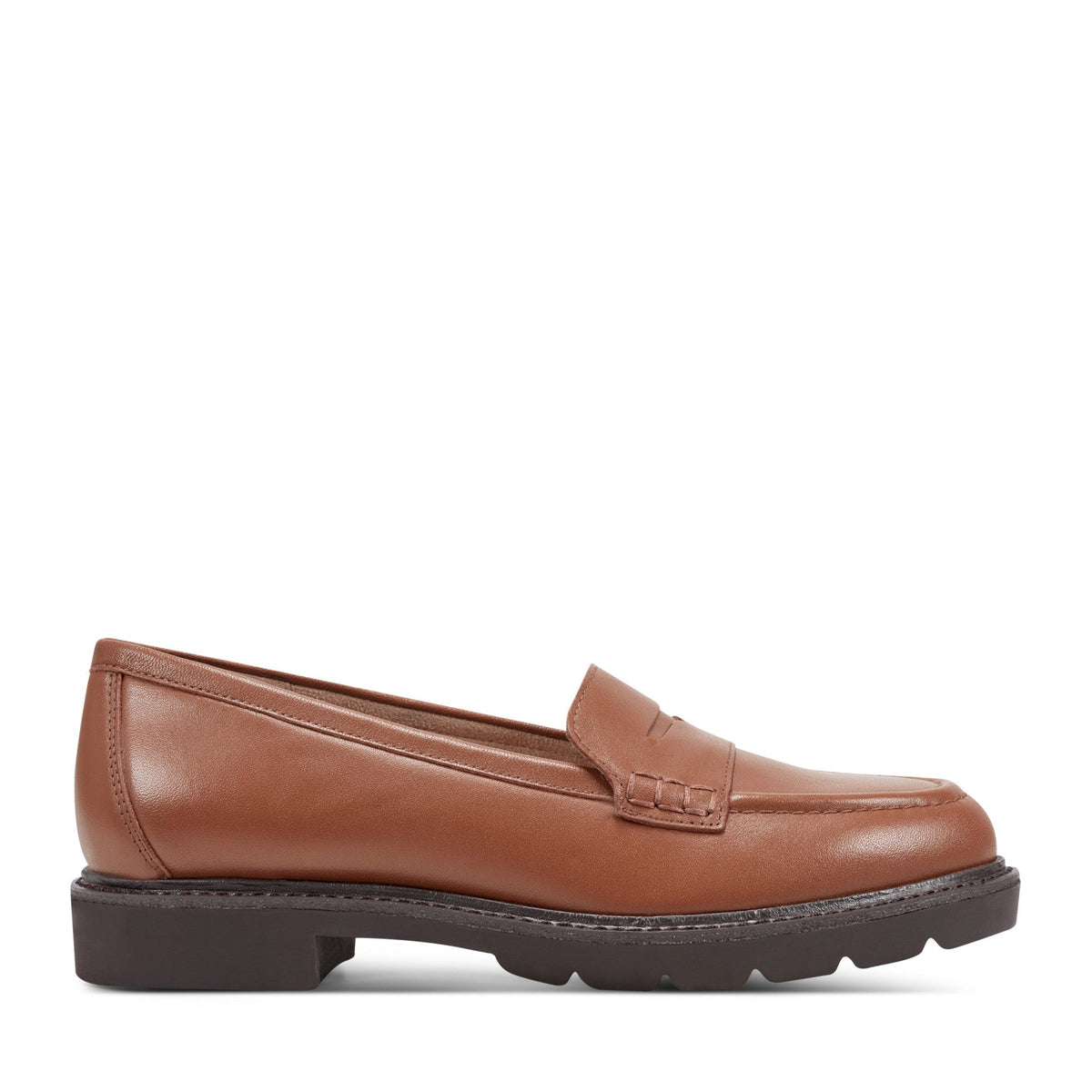 Women Rockport Kacey Penny Loafer Dark Natural