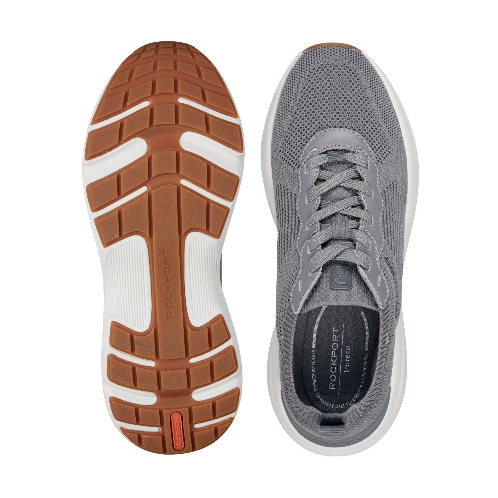 Women Rockport Delfina Lace-up Casual Sneakers Medium Gray