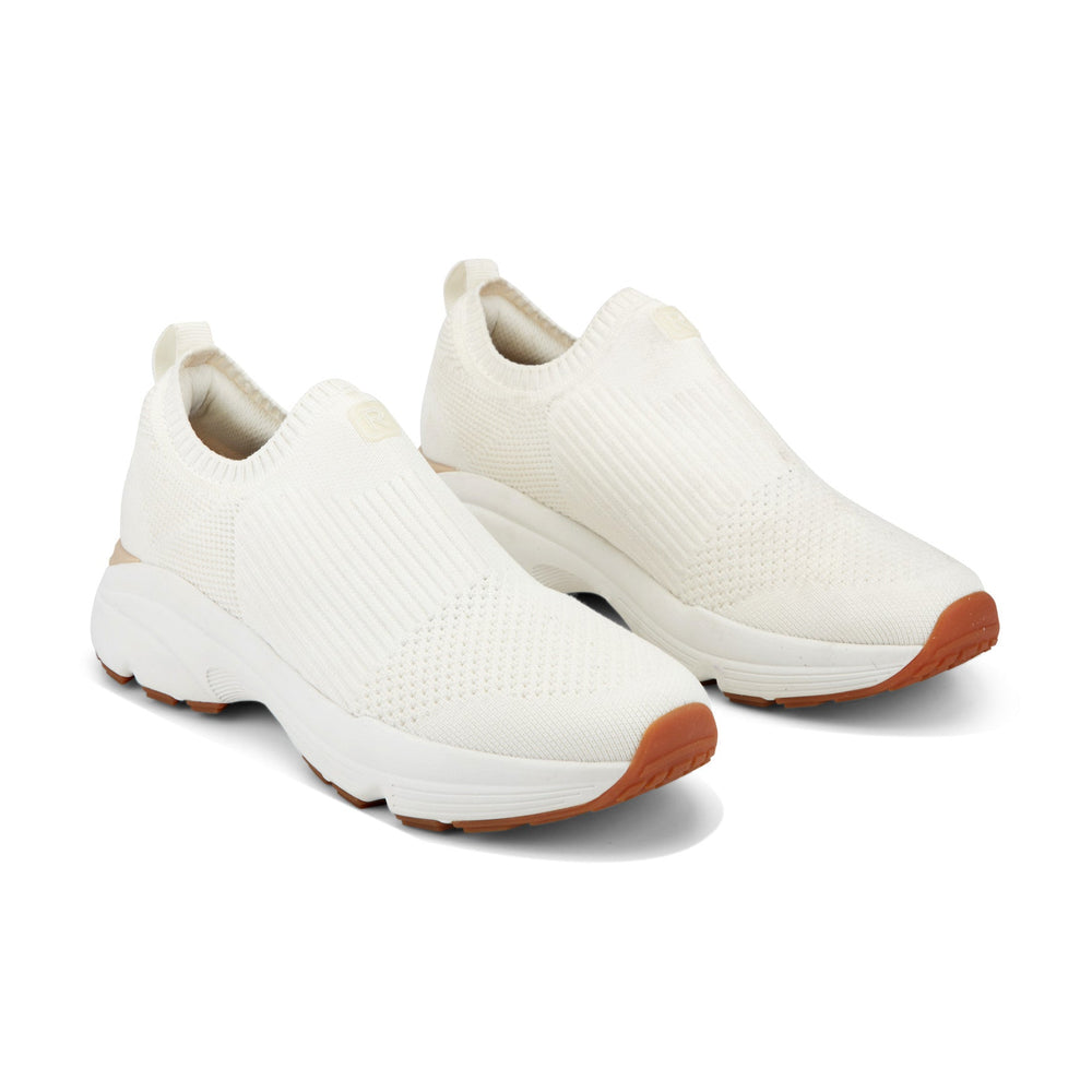 Women Rockport Demi Slip-on Casual Sneakers Ivory